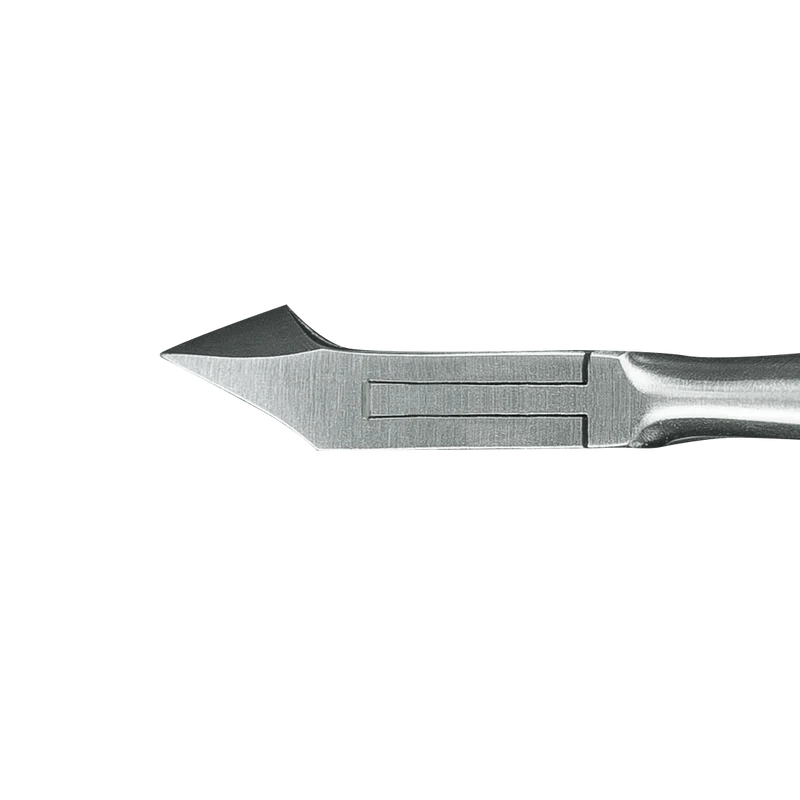 Baehr ECO Hautzange mattiert, flach, 10 cm