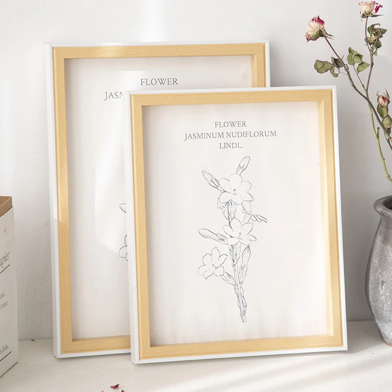 Künstlerischer botanischer Druckrahmen für die Wandmontage