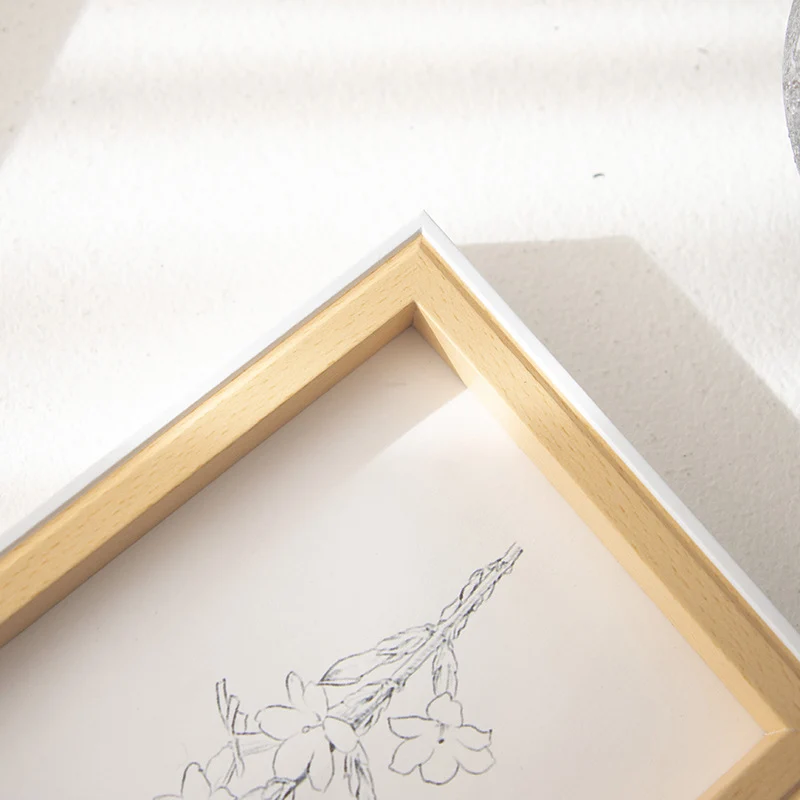 Künstlerischer botanischer Druckrahmen für die Wandmontage