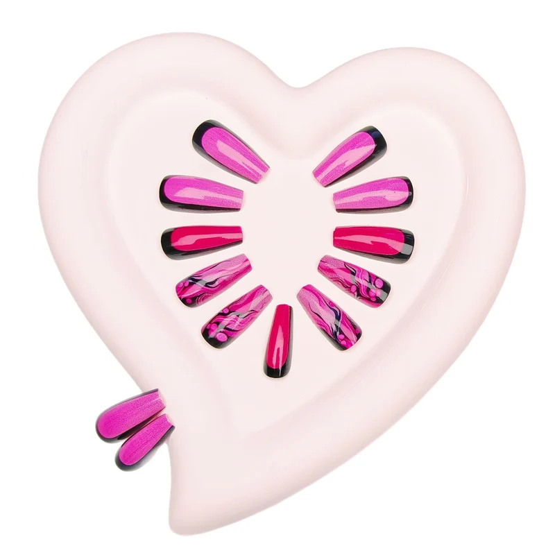 Künstlerische Stiletto-Nagelkunst