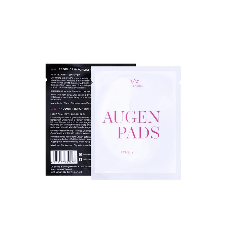 MISS LASHES Hydro-Gel Augenpads Typ 1 10 St.