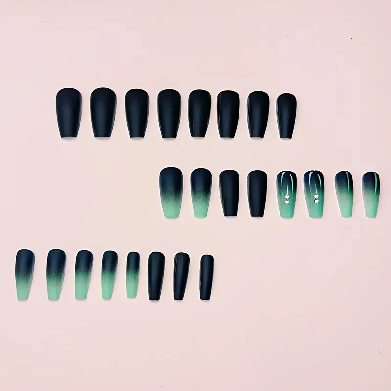 Ombre Matte Nagelkunst Design