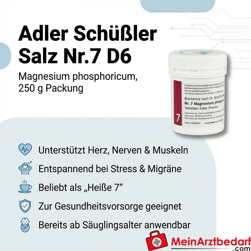 Adler Schüßler Salz Nr.7 D6 Tabletten 250 g Magnesium phosphoricum