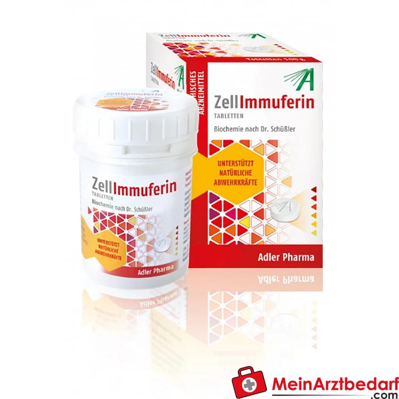 Adler Pharma Immuferrin Schüßler‑Tabletten D6/D12 Schüßler‑Salze 100 g