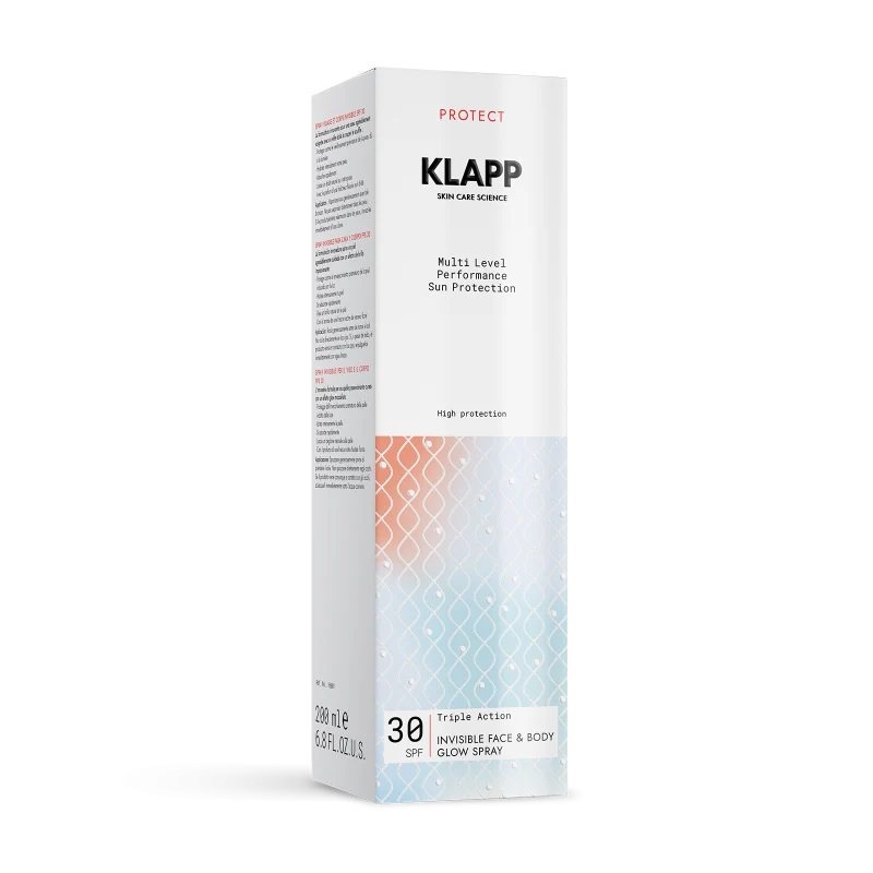 KLAPP Triple Action Invisible Face & Body Glow Spray 30 SPF 200ml