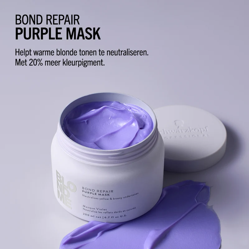 Schwarzkopf Professional BlondMe Bond Repair Lila Maske