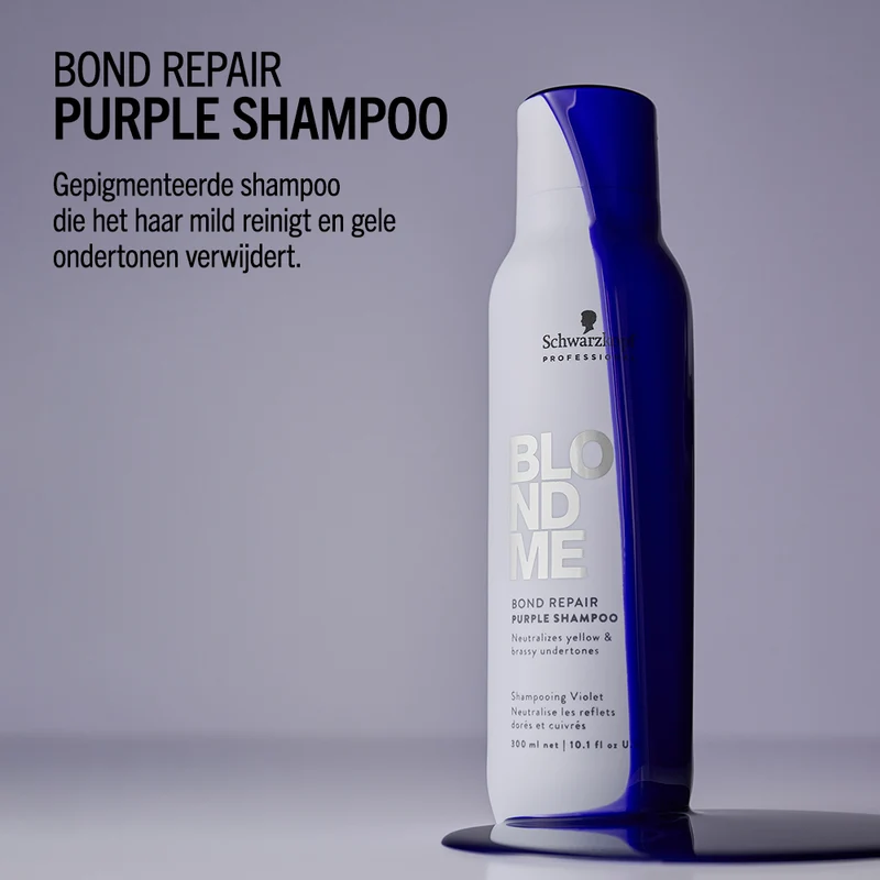 Schwarzkopf Professional BlondMe Bond Repair Purple Shampoo