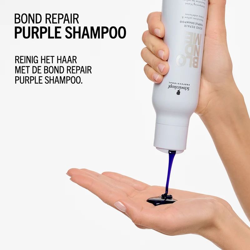 Schwarzkopf Professional BlondMe Bond Repair Purple Shampoo