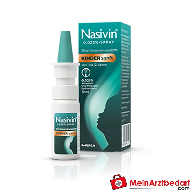 Nasivin sanft Nasenspray 0,025% 10 ml für Kinder