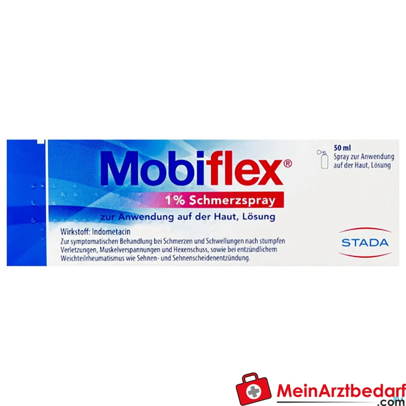STA06 Mobilflex Schmerzspray 1% Indometacin 50 ml äußerlich
