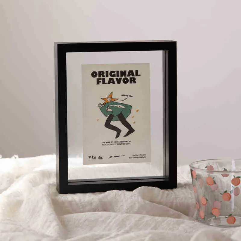 Dekorativer Glas-Schattenspielrahmen