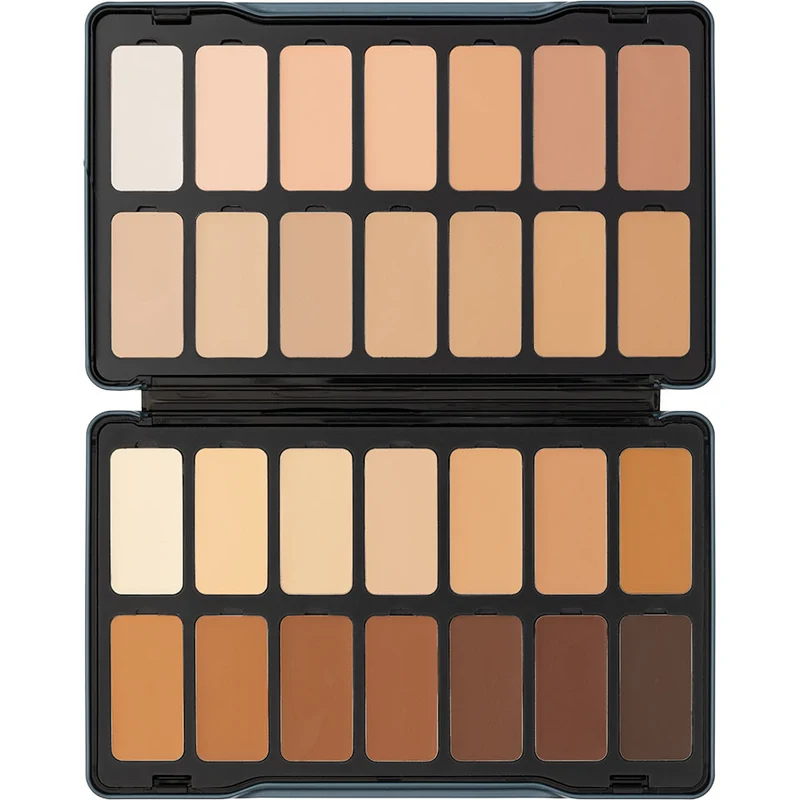 Kryolan Digital Complexion Cream Foundation Palette 28 Farben