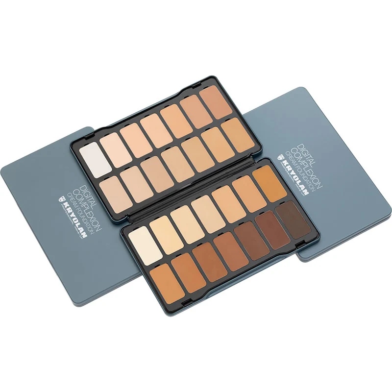 Kryolan Digital Complexion Cream Foundation Palette 28 Farben