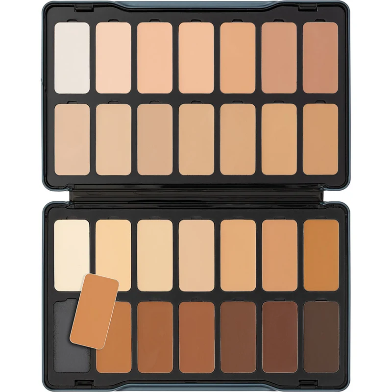 Kryolan Digital Complexion Cream Foundation Palette 28 Farben