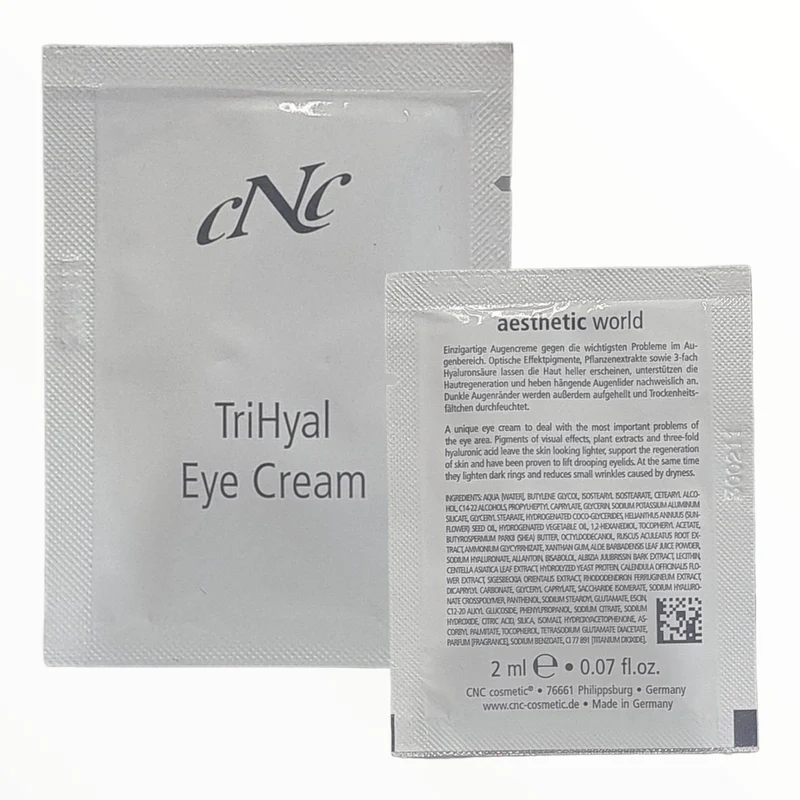 CNC aesthetic world TriHyal Age Resist Eye Cream Sachet 2ml