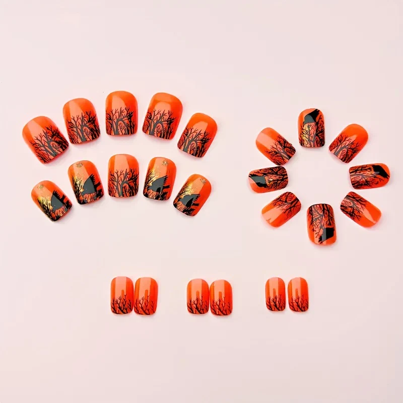 Halloween-Themen Künstlerische Nagelkunst
