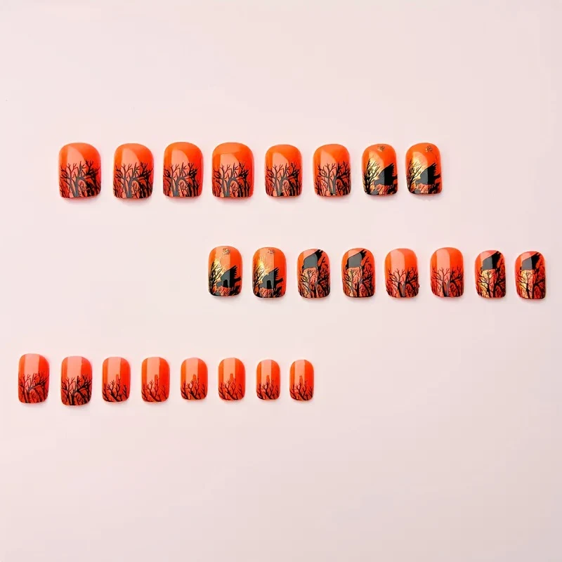 Halloween-Themen Künstlerische Nagelkunst