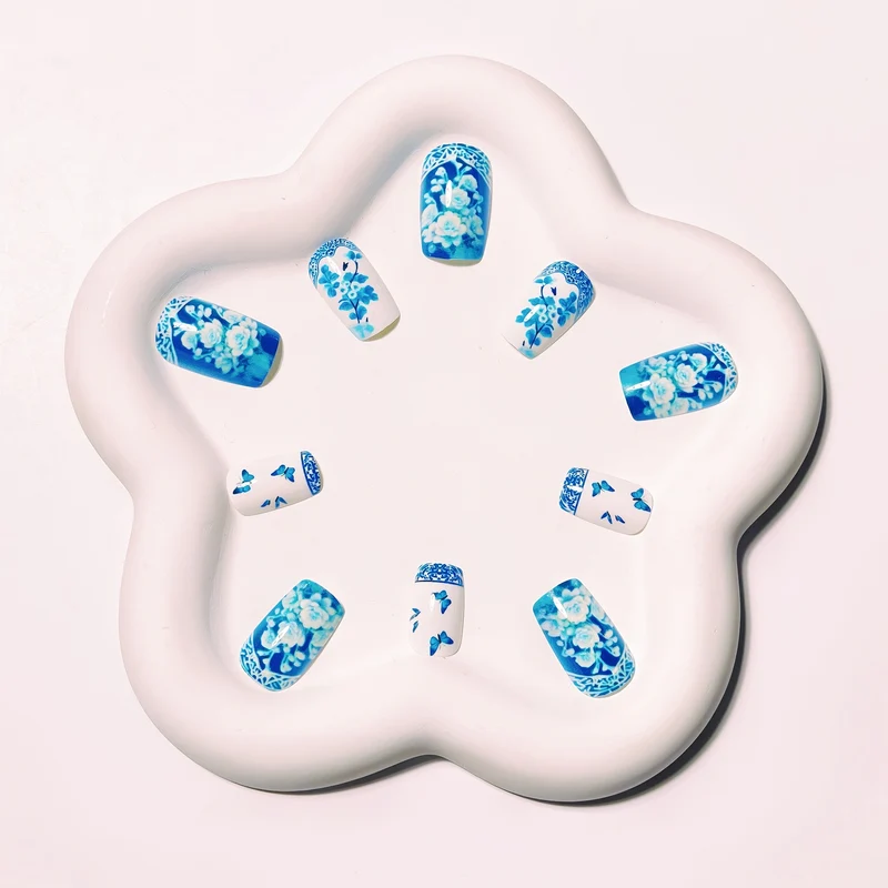 Floral Schmetterling Nail Art Set
