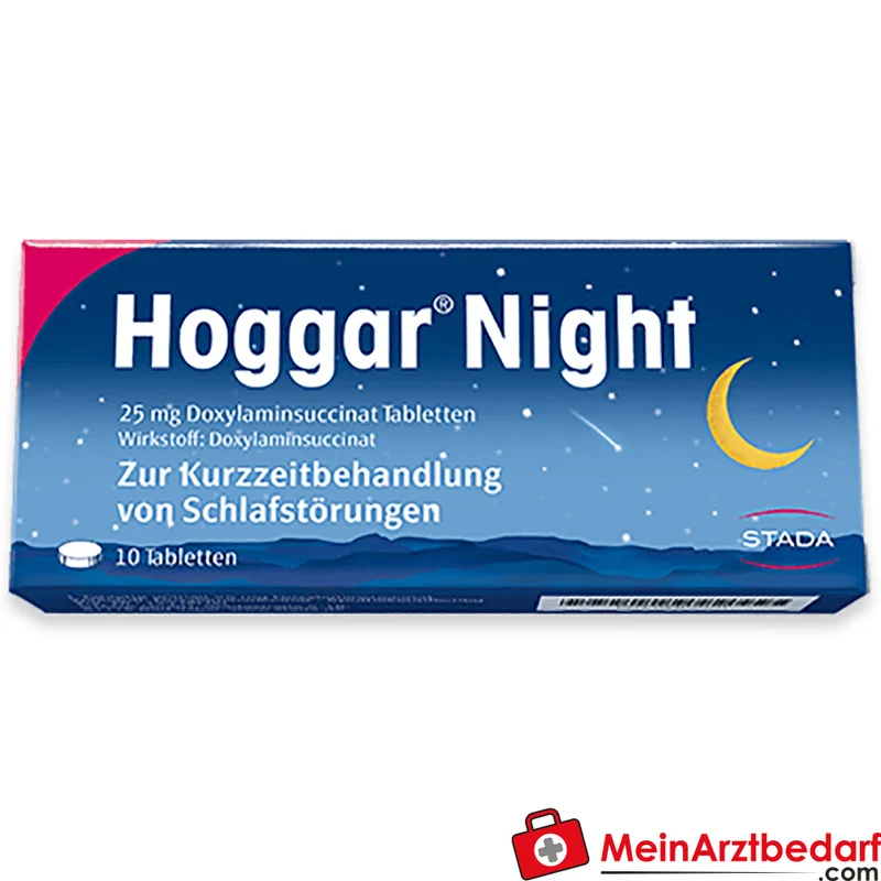 Stada Hoggar Night 25 mg Schmelztabletten 10 Stk Schlafhilfe kurzzeitige Schlafstörungen
