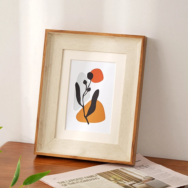 Künstlerischer gerahmter Blumenprint zur Heimdekoration