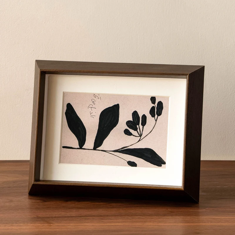 Künstlerisch gerahmte botanische Kunstwerke zur Wandpräsentation