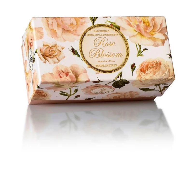 Saponificio Artigianale Fiorentino Rose Blossom Scented Soap 6 stuks