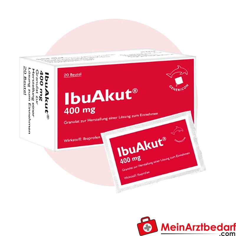 Genericon IbuAkut Granulat 400 mg Ibuprofen, 20 Beutel