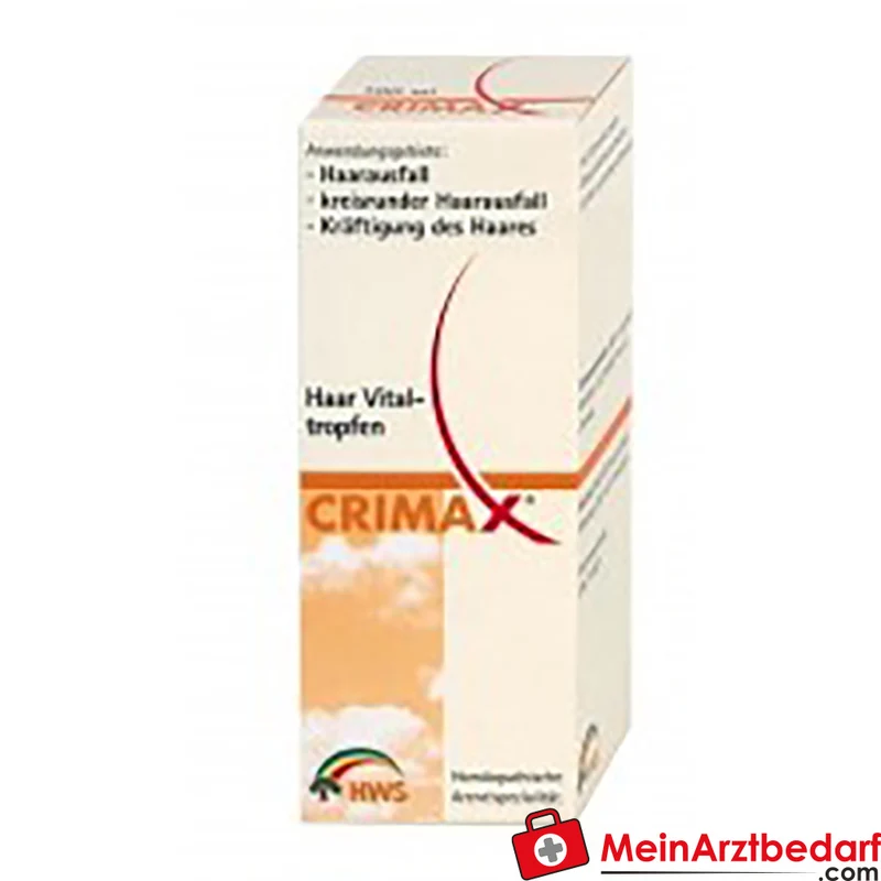 HWS Crimax Haarvital Tropfen 100 ml – homöopathisch, gegen Haarausfall