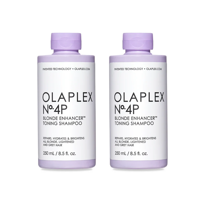 Olaplex No.4P Blonde Enhancer Toning Shampoo Duo Set