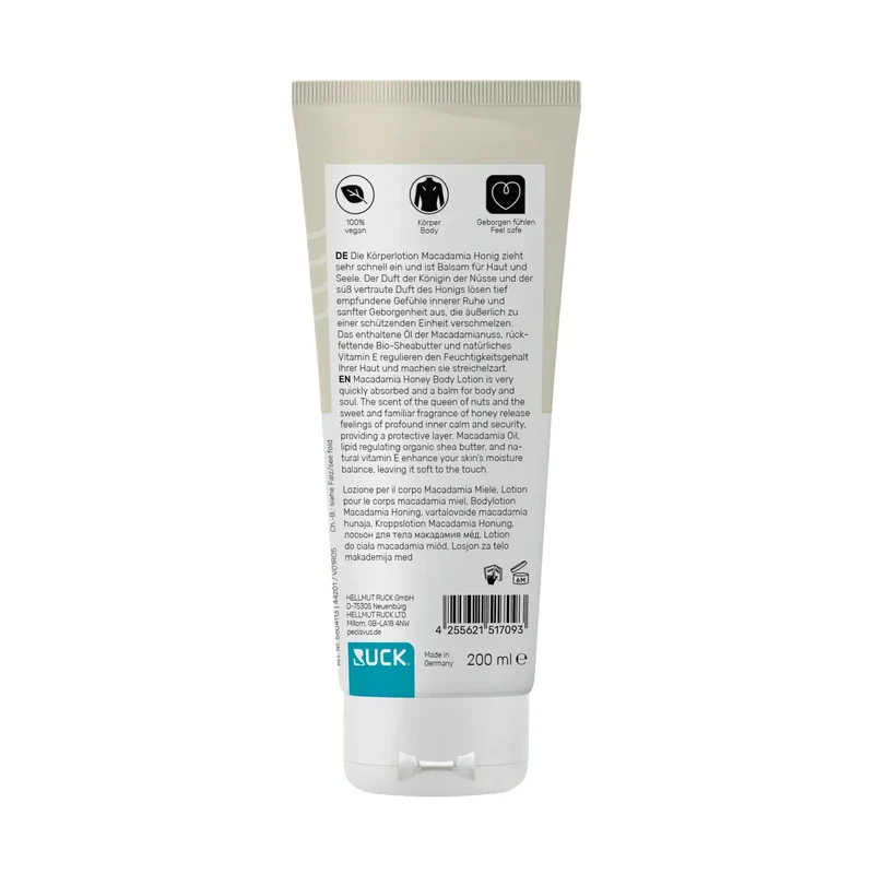 peclavus Körperlotion Macadamia Honig 200ml