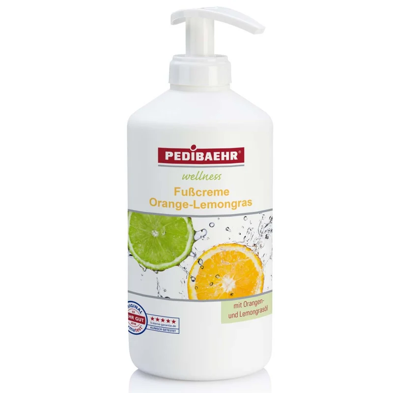 PEDIBAEHR Fußcreme Orange-Lemongras 500 ml