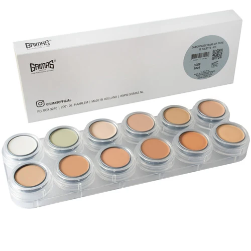 Grimas Camouflage-Palette CH 12 Farben