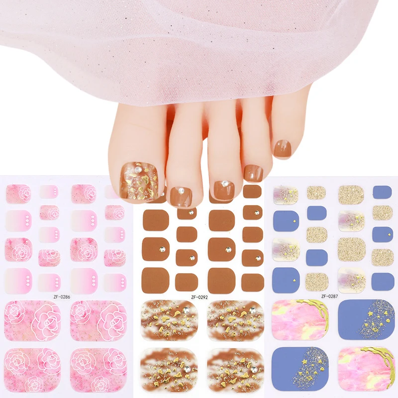 Glamouröse Gel-Nagelkunst-Wickel