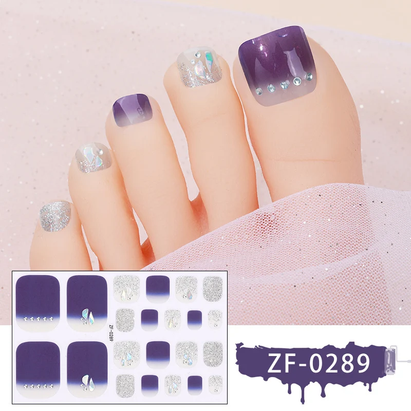 Glamouröse Gel-Nagelkunst-Wickel