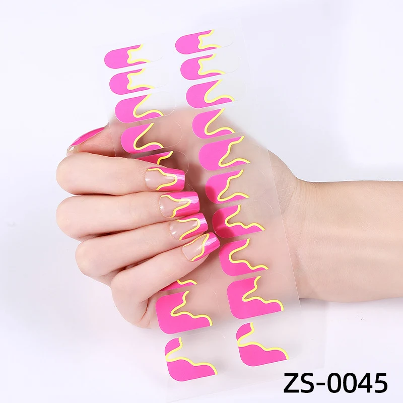 Glitzernde Glitter Nagelsticker
