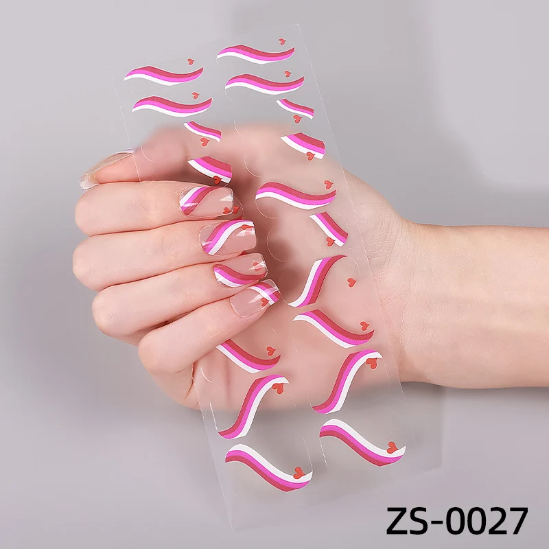 Glitzernde Glitter Nagelsticker