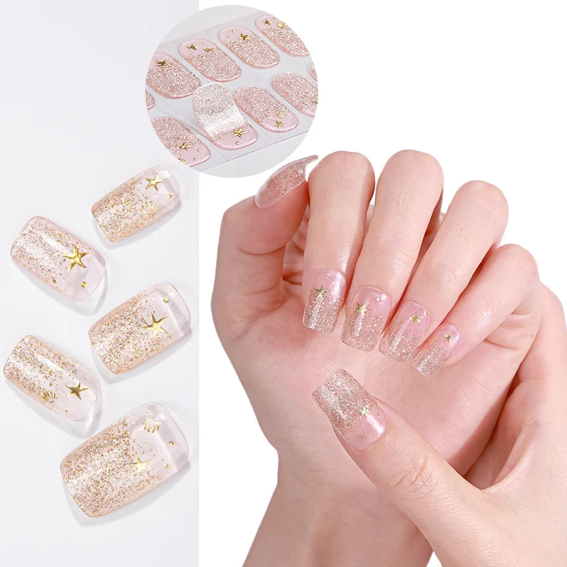 Funkelnde Nagelüberzüge