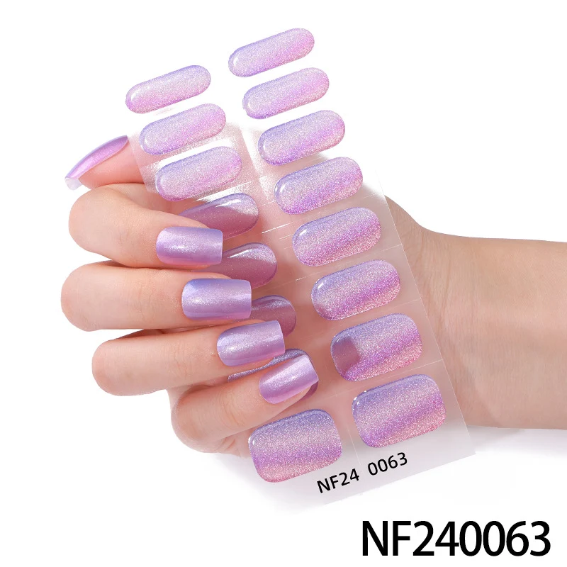 Glänzende Glossy Nail Wraps
