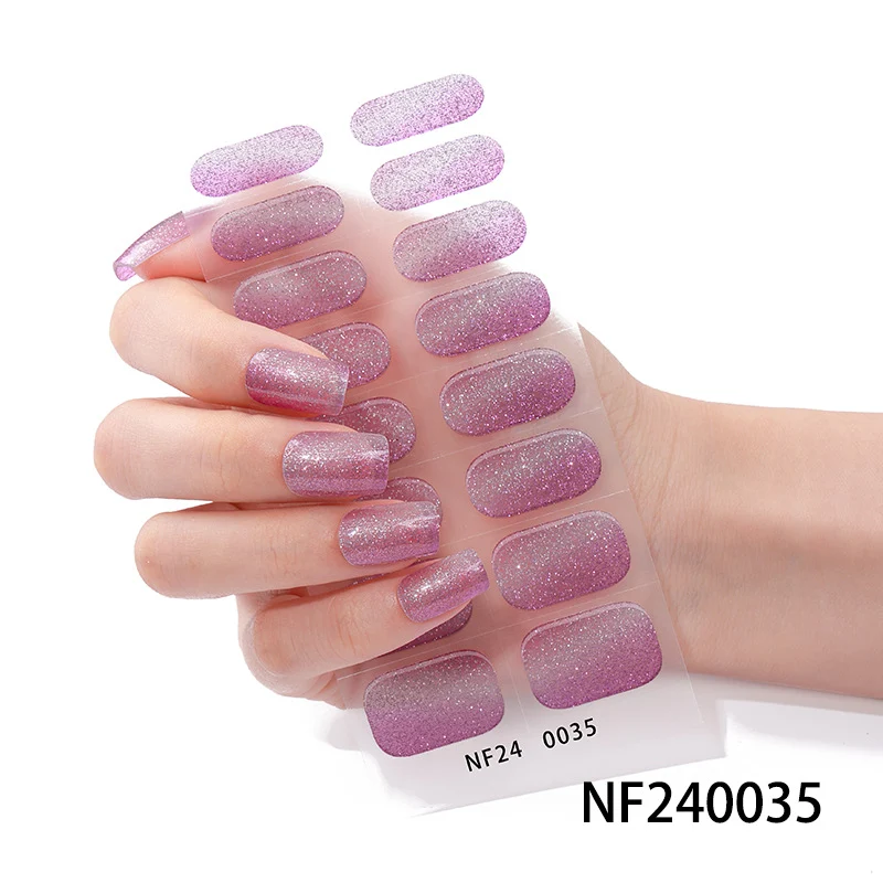 Glänzende Glossy Nail Wraps