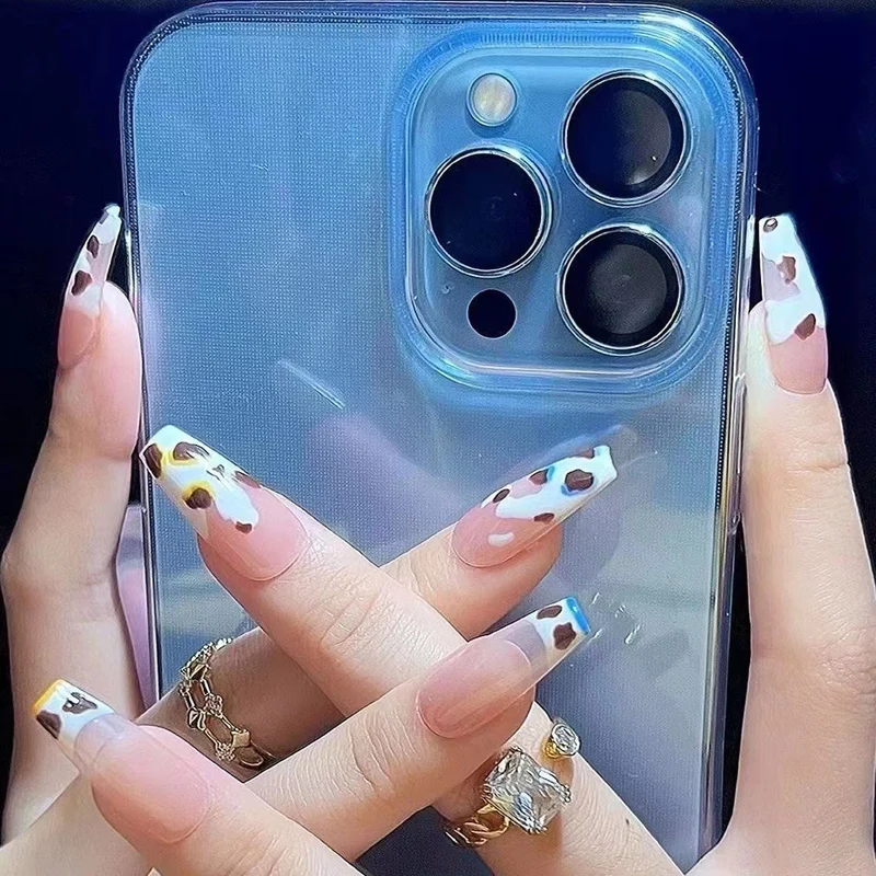 Künstlerisches Kuhmuster Press-On Nail Set