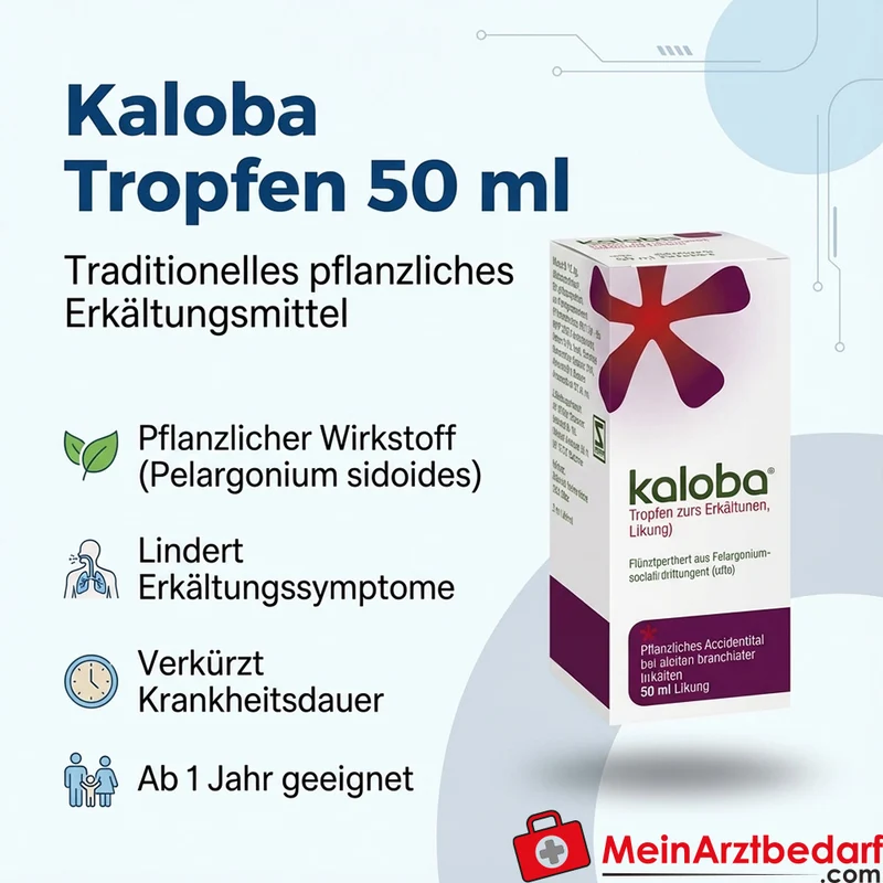 Kaloba Tropfen 50 ml – traditionelles pflanzliches Erkältungsmittel (ab 1 Jahr)