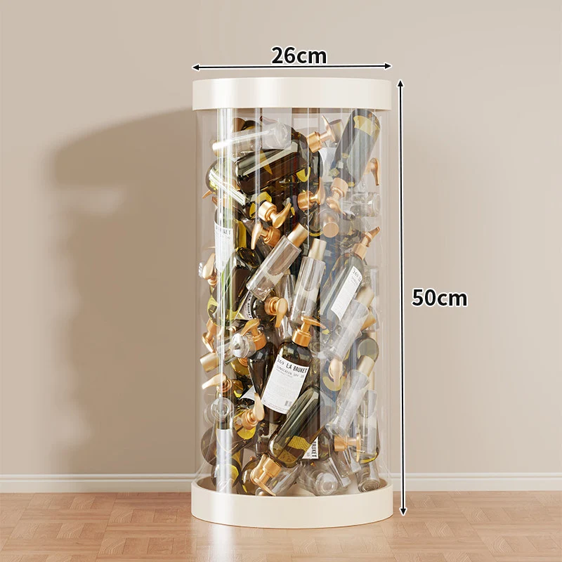 Hohe klare acryl vertikale Display-Zylinder für Mini-Parfüm- & Probeflaschen-Sammlung