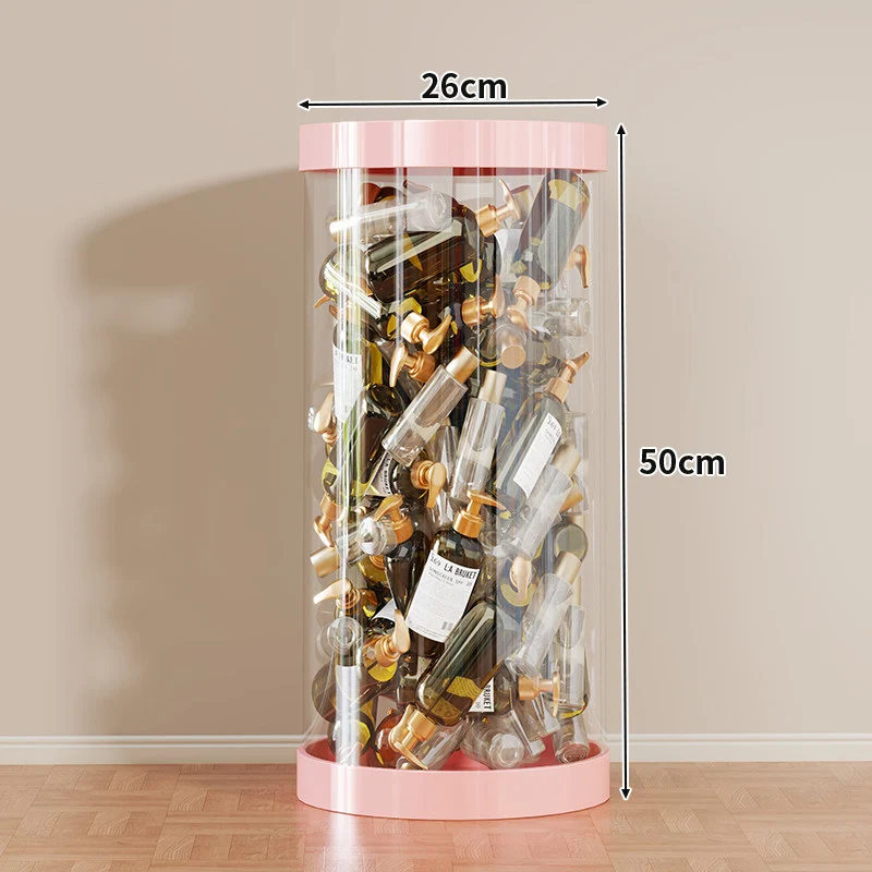 Hohe klare acryl vertikale Display-Zylinder für Mini-Parfüm- & Probeflaschen-Sammlung