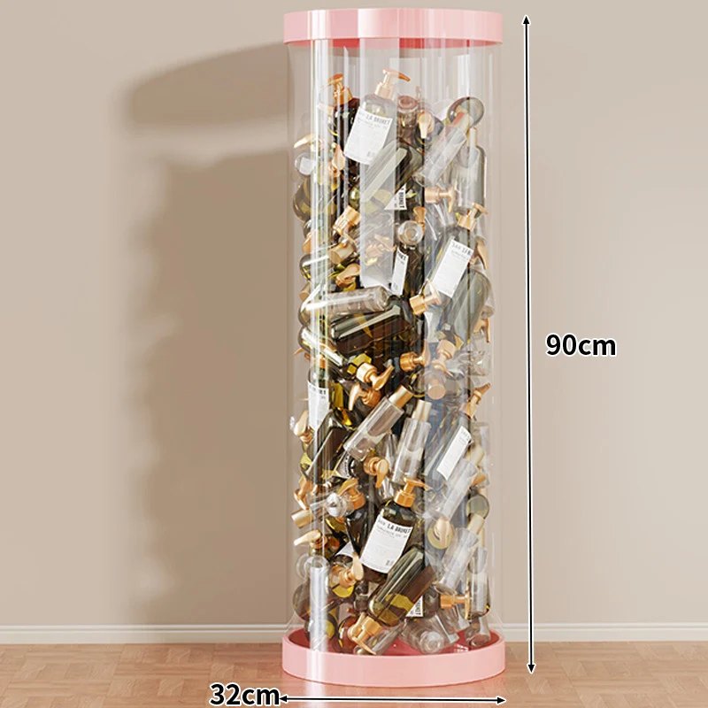 Hohe klare acryl vertikale Display-Zylinder für Mini-Parfüm- & Probeflaschen-Sammlung