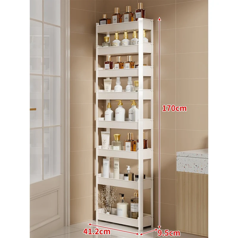 Slim drei-stufig schmal Badezimmer & Waschbecken vertikaler Speicherregal Organizer
