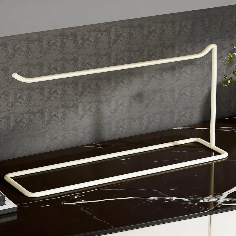 Slim Desktop Schlüsselanhänger & Zubehör Hängeständer mit minimalem Metallrahmen