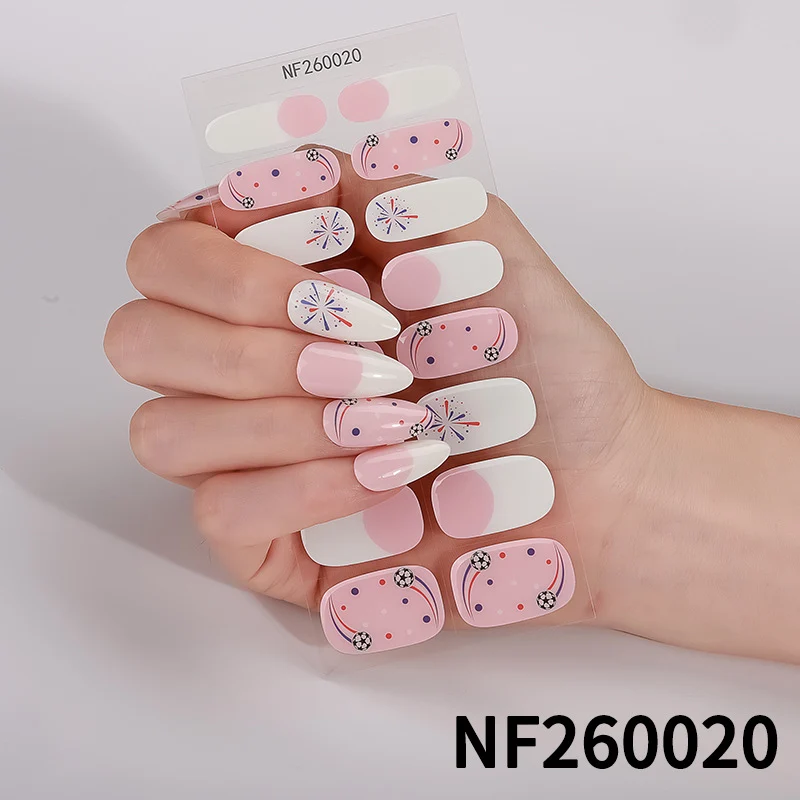 Fußball-Themen Press-On Nagelkunst