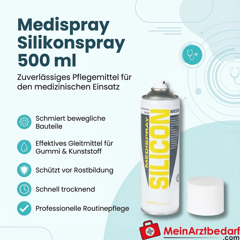 Medispray Silikonspray 500 ml Spraydose für Medizintechnik