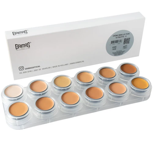 Grimas Creme Make-up-Palette V 12 Farben
