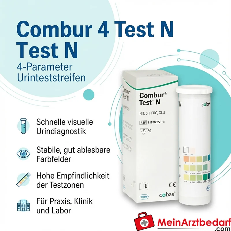 Combur 4 Test N, 50 Urinteststreifen